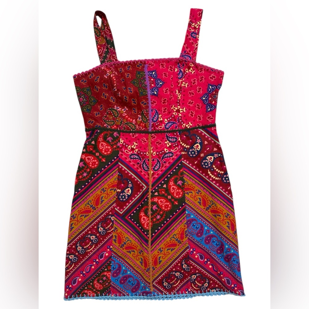 FARM Rio Colorful Bandana Midi Dress - Picture 4 of 8